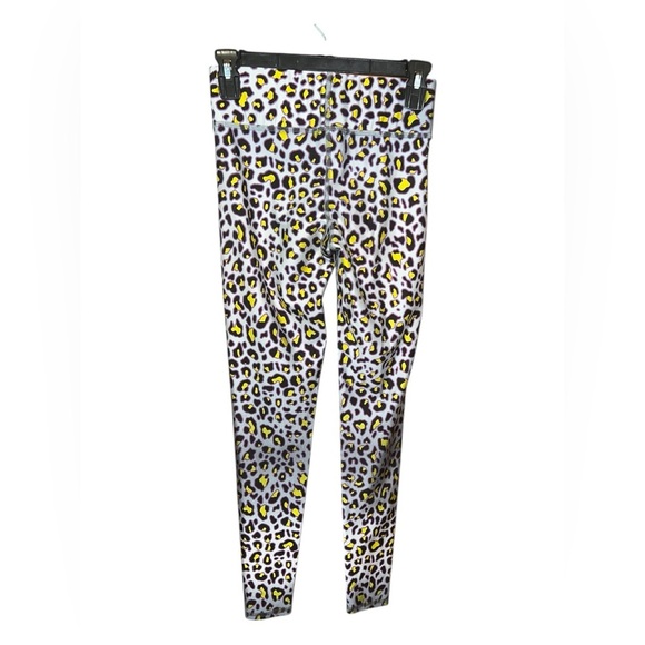 Terez Neon Leopard Leggings Small - Picture 3 of 4